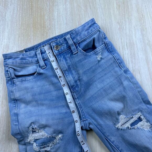 American Eagle Ne(x)t Level Stretch Super Hi Rise Skinny Jegging Jeans 00 Short - Picture 10 of 14